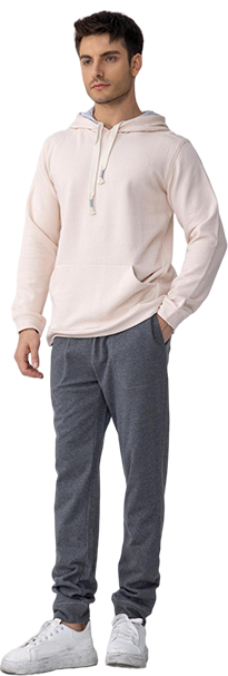 时尚慵懒风连帽卫衣